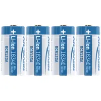 Fenix 4x CR123 A Li-Ion Akku mit 3,7 Volt,