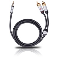 Oehlbach i-Connect Audiokabel 3,5mm Klinken-Stecker - 2x Cinch-Stecker 3,0m