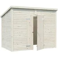 Palmako Leif Gerätehaus 273 x 170 cm Unbehandeltes Holz