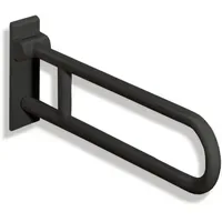 Hewi Serie 801 50.120 Stützklappgriff drehbar tiefschwarz