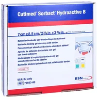 ToRa Pharma GmbH Cutimed Sorbact Hydroactive B Gel-v.7x8,5 cm