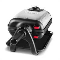 Tefal WM755D 2 Waffel(n) 1200 W Schwarz, Edelstahl