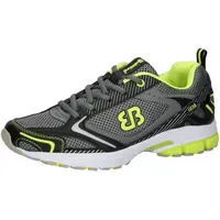 Brütting Fusion Herren Fitnessschuhe, grau, Schwarz/ Lemon, 39