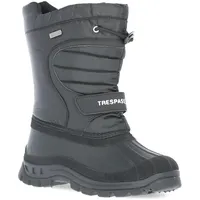 Trespass Dodo Unisex-Kinder Schneestiefel, Schwarz, 28