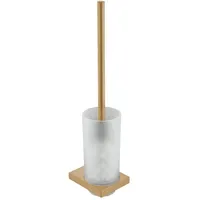 Keuco Edition 11 Toilettenbürstengarnitur Echtkristallglas mattiert, 11164039000 Bronze gebürstet