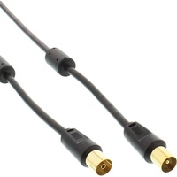 InLine 69401P Premium Antennenkabel Koax Stecker - Koax Buchse