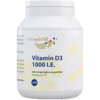Vita World Vitamin D3 1000 I.E. Tabletten 200 St.
