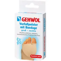 Eduard Gerlach Vorfußpolster mit Bandage Rechts 1 St Groß