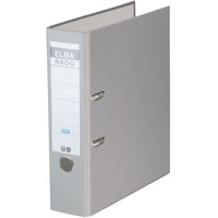 Elba Ordner Rado brillant breit, veredeltes Papier, grau