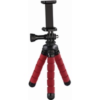 Hama Flex für Smartphone und GoPro, 14 cm, Rot