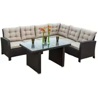 Merxx Salerno Lounge-Set braun/beige
