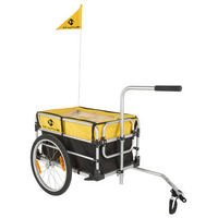 M-Wave Fold & Carry Gepäckanhänger silber