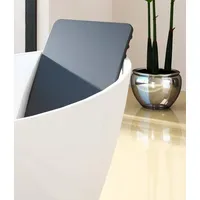 Hoesch Rückenlehne Namur 67,6x36cm, Polyurethan, schwarz