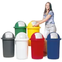 VAR Abfallbehälter 50 l Rot