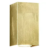 Trio Leuchten Wandleuchte Cleo goldfarbig foliert, exkl. 2x GU10,
