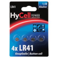 HyCell Battery lr41 k4 1.5v alkaline botton cell