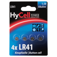 HyCell Battery LR41, k4 1.5v Alkaline botton cell