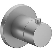 Keuco IXMO Fertigmontageset 59553170002 Unterputz-Thermostat-Armatur, eckig Aluminium-finish