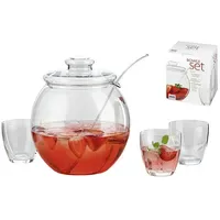 Bohemia Cristal Libera Bowle-Set 4,5 l 9-tlg.