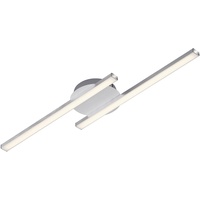 Briloner LED Wand- und Deckenleuchte 55,4 cm aluminium