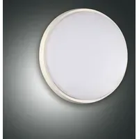 Fabas Luce Olly 1 LED rund 18 cm weiß