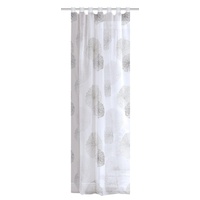 Home fashion Rawlins Vorhang Schlaufen 140x145 cm grau