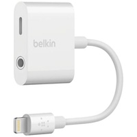 Belkin 3.5mm Audio + Charge RockStar Adapterkabel 0.15m weiß