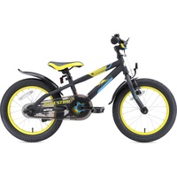 Bikestar Kinderfahrrad 12 Zoll 17,5 cm schwarz/grün