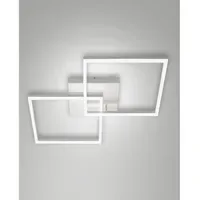 Fabas Luce Bard 2-flammig 65 x 65 cm Aluminium