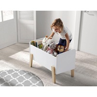 Vipack Spielzeugtruhe »Kiddy«, (Made in Europe), MDF-Oberfläche, weiß
