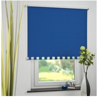 LIEDECO Seitenzugrollo 142 x 180 cm volant verdunkelnd blau