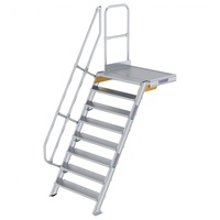 Günzburger MUNK Aluminium-Treppe Plattform 60° 8 Stufen