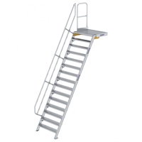 Günzburger MUNK Aluminium-Treppe Plattform 60° 15 Stufen