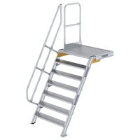 Günzburger MUNK Aluminium-Treppe Plattform 60° 7 Stufen