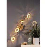 ECO-Light LED Deckenleuchte 4fach 3000 K 20W Gold