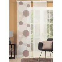 Home fashion Tira Schiebevorhang 60 x 245 cm stein