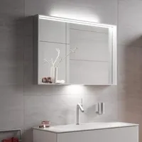 Keuco X-Line Lichtspiegel Weiß 120 x 70 cm mit