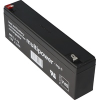Multipower MP2.3-12 Blei Akku, 4,8mm Faston Stecker, früher Multipower