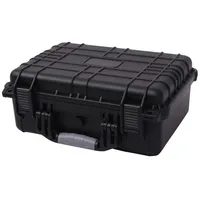 VidaXL Gefahrgutkoffer Schwarz 40,6x33x17,4 cm