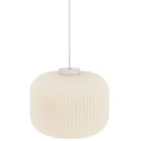 Nordlux Milford 1-flg. 30 cm rund weiß Glas
