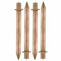 AMANKA Massiv XL 4 Stahl Erdnägel T-Profil Loch 300x25mm