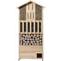 Dobar XXL Insektenhotel-Wand mit Igelhaus aus massivem Kiefernholz