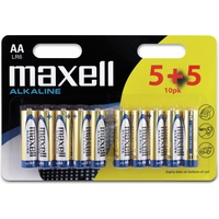 Maxell Alkaline (10 Stk., AA), Batterien + Akkus