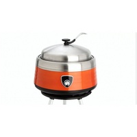 ALLGRILL Allgrill, Holzkohlegrill, Kompakter multifunktionaler Holzkohlegrill Vulcano orange