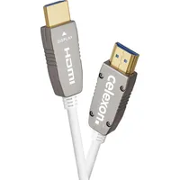 Celexon UHD Optical Fibre HDMI Kabel 25m, weiß
