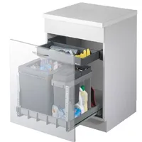 Müllex Boxx55/60-R Bio, Abfalleimer, Grau
