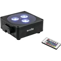 Eurolite Akku Flat Light 3 Schwarz