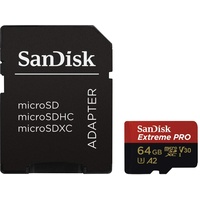SanDisk Extreme Pro microSDXC UHS-I U3 V30 A2 64
