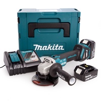 Makita DGA513RTJ inkl. 2 x 5 Ah + Makpac