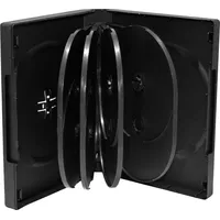 MediaRange DVD-Leerhülle für 10 Discs, 33mm, schwarz,